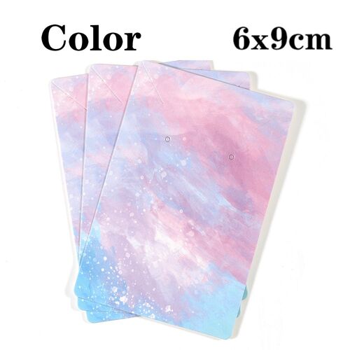 Cartes D'exposition Pour Colliers Et Boucles D'oreilles 6x9cm, 40 Pièces, 20 Pièces, Colliers En Carton À Fleurs, Étiquette Volante, Carte En Papier Pour L'emballage De Bijoux, Cadeau À Faire Soi Même