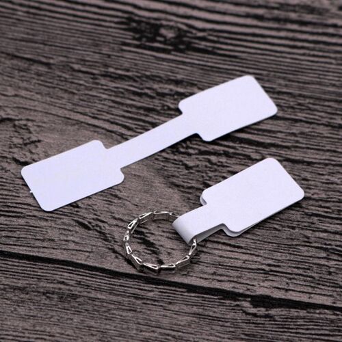 Cartes D'exposition Pour Collier, Bracelet, Boucles D'oreilles, Paquet En Carton, Clips À Cheveux, Artisanat Blanc, Étiquette Volante, Vente En Gros, 50 Pièces