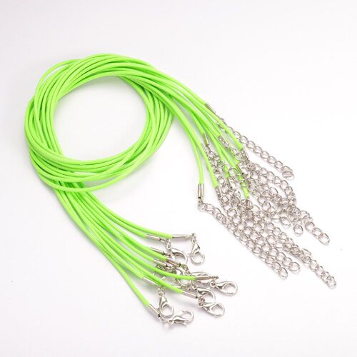 10pcs 45cm Longueur Maxi Collier Collares Collier Vente Chaînes Pendentif Charms Bijou Chaîne Cord 1,5 Mm Gros