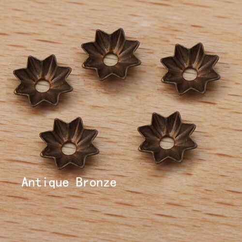 500 Bouchons De Perles En Cuivre De 5mm, Pour Bricolage De Bijoux, Filigrane, Bouchon D'extrémité De Perle Lâche, Composants De Résultats De Bijouterie Faits À La Main