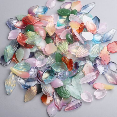 Mélange De Perles De Fleurs, 50g, Diy, Breloques En Verre Tchèque, Pour Boucles D'oreilles, Bâtons De Cheveux, Composants De Bijoux, Vente En Gros