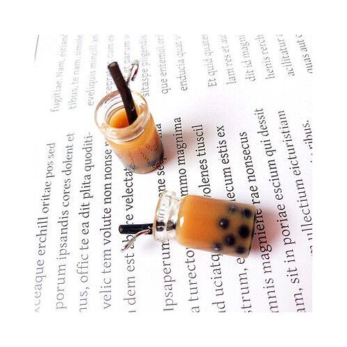 Breloques En Forme De Bouteille De Jus 3d, Boucles D'oreilles En Résine, Pendentif, Accessoires, Porte Clés, Collier, Artisanat, Fabrication De Bijoux, 10 Pièces