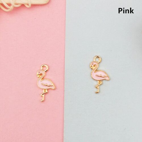 Breloques En Forme D'oiseaux En Émail Pour Boucles D'oreilles, Pendentif, Accessoires Pour Bricolage, Bracelet, Collier, Résultats De Fabrication De Bijoux, 10 Pièces