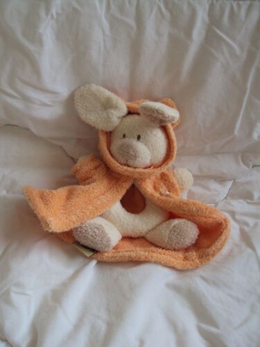 Doudou Hochet Lapin Habit Ours By Orchestra