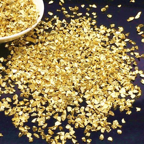 Perles De Verre Métallisé En Pierre Or Artificielle, 20g, Pour Remplissage De Moule En Résine, Nail Art, Décoration, Diy, Fabrication De Bijoux, Moule, Outil De Remplissage
