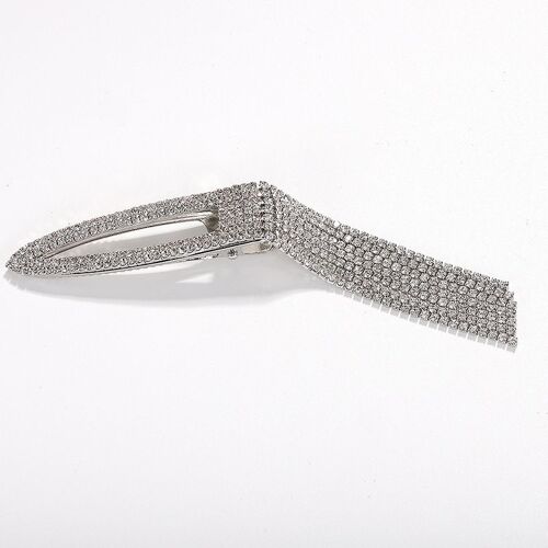 Pinces À Cheveux En Cristal Pour Femmes, Pampilles Brillantes, Strass, Outil De Coiffure, Poignée, Boîte De Nuit, Accessoires