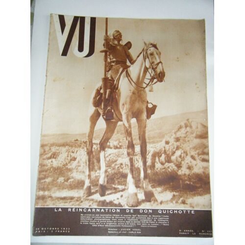 Vu N° 241  Du 26 Octobre 1932 La Réincarnation De Don Quichotte