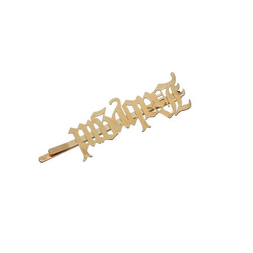 Barrettes Géométriques Dorées En Métal Doré, Épingles À Cheveux, À La Mode, Fleur Rose, Accessoire Pour Femmes, Couvre Chef 