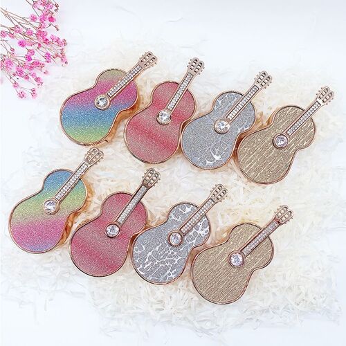 Tube Vide De Rouge À Lèvres En Forme De Violon, Tubes De Baume À Lèvres Faits Maison, Conteneurs De Cosmétiques, Cadeau, 12.1mm