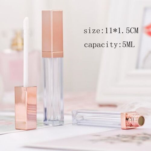 Tubes De Brillant À Lèvres Vides En Forme De Glace, Conteneurs En Forme De Crème Glacée, Pots Cosmétiques Transparents, Bouteille Rechargeable Pour Baume À Lèvres, Outil De Maquillage À Faire Soi Même, 1 Pièces 