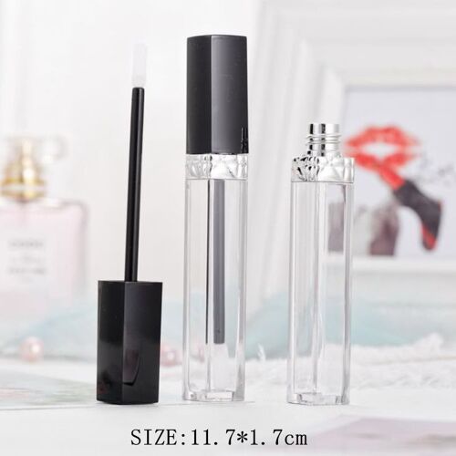 Tubes De Brillant À Lèvres En Plastique Transparent Vide, Conteneurs De Bouteilles Rechargeables Pour Rouge À Lèvres Frais À La Mode, Outils De Maquillage À Faire Soi Même 