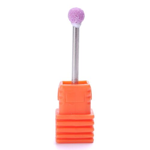 Foret À Ongles En Pierre De Céramique Rose, Mèche Rotative De 3/32 Pouces, Mèches En Corindon Pour Manucure, Accessoires, Broyeur À Ongles, 1 Pièce