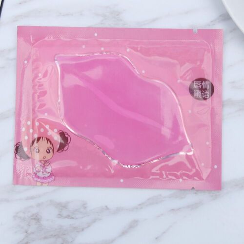 Masque Pour Les Lèvres Au Collagène En Cristal Rose, Patch Hydratant Anti Âge Et Anti Rides