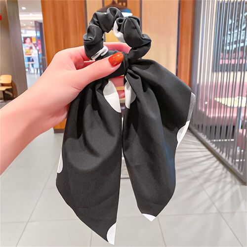 Chouchous Pour Queue De Cheval En Perles Pour Femmes Et Filles, Accessoires Pour Cheveux Avec Ruban En Caoutchouc