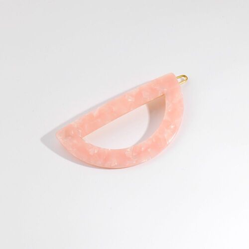 Pince À Cheveux En Acrylique Pour Femmes, Demi Cercle, Léopard Coloré, Acide Acétique, Style Japonais, Accessoires Géométriques, Bijoux
