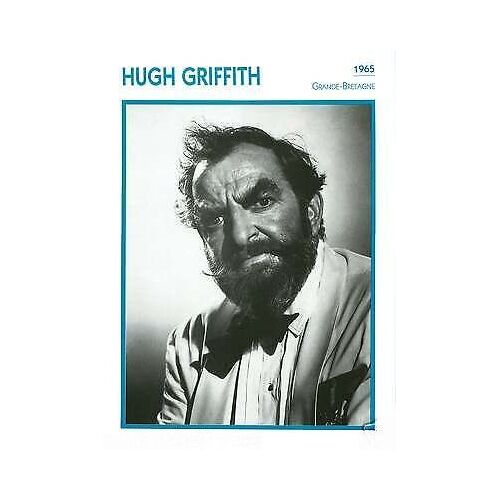 Fiche Portrait De Star Hugh Griffith