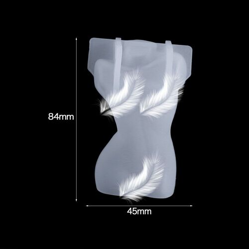 Moule En Silicone En Forme De Corps, Bricolage, Artisanat, Bijoux, Accessoires De Décoration, Outils En Forme Humaine, Cristal Époxy, Bougie En Résine, 1 Pièce