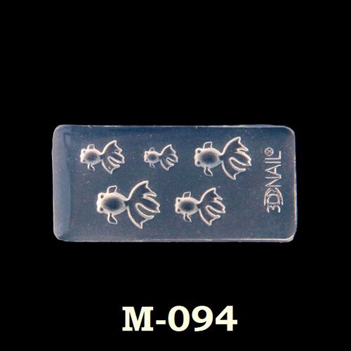 Moule À Ongles 3d En Résine De Silicone Pour Femmes, 2x4cm, 1 Pièce, Pour La Fabrication De Bijoux, Pendentif, Étoile, Coeur, Bricolage Diy