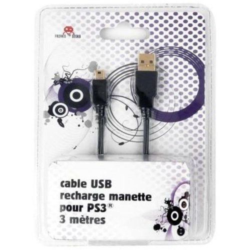 Câble Usb De Recharge Pour Manette Ps3 - 3 M
