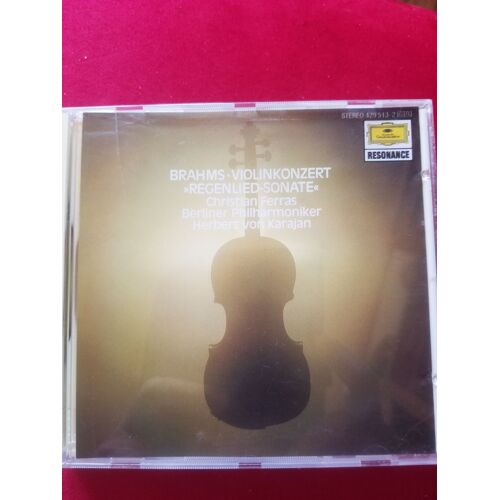 Cd Brahms, Concerto Violon, Sonate 1, Ferras, Karajan, Dgg