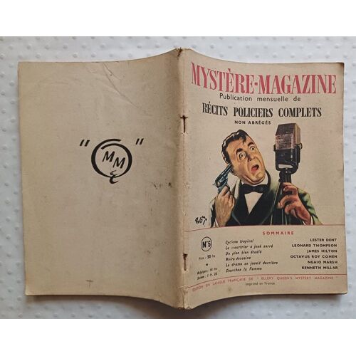 Mystere Magazine # 5 1948 Lloyd Rognan Ngaio Marsh Hilton Kenneth Millar Dent