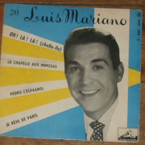Ep Oh La La / La Chapelle Aux Mimosas / Pedro L'espagnol / Je Reve De Paris / La Voix De Son Maitre Egf 264