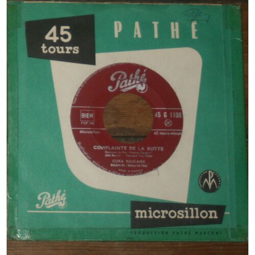 Sp Juke Box La Complainte De La Butte / Retour A Montmartre Pathe 1106