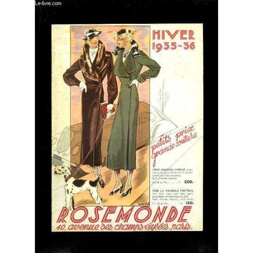 Catalogue Hiver 1935 - 36, Des Magasins Rosemonde