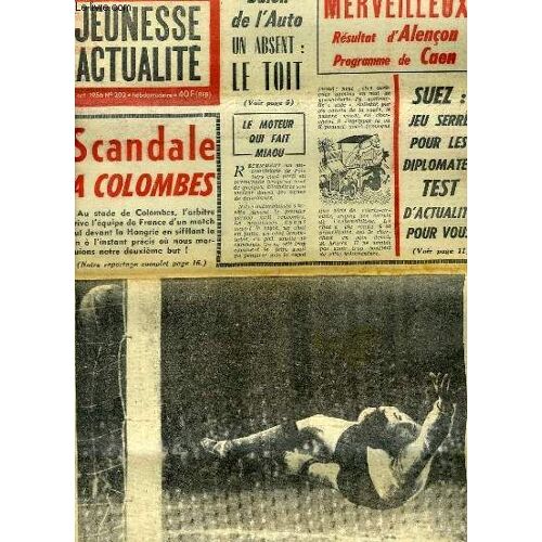 Benjamin, Jeunesse Actualité - N°202 : Scandales À Colombes - Baléares - Cannes En Canot - La Dyna-Panhard Décapotable 1957 -
