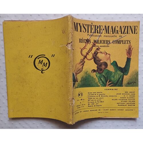 Mystere Magazine # 3 1948 Lloyd Rognan Ben Hecht Dickson Carr Boucher