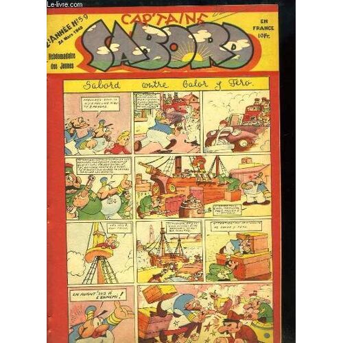 Cap'taine Sabord N°59 - 2ème Année : Sabord Contre Galor Y Fero