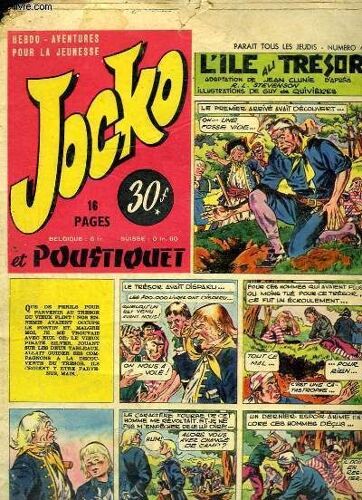 Jocko Et Poustiquet N°47 : La Chasse Aux Boas Géants - Antar, Roi Du Désert, De Jouffroy Illustré Par Toussaint ...