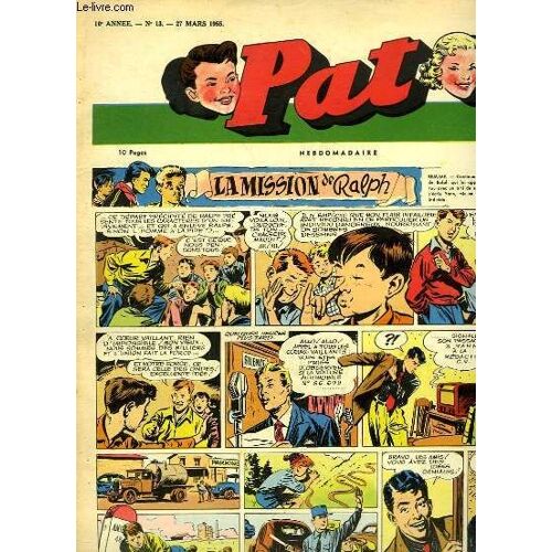 Pat N°13 - 10e Année : Les Aventures De La Chatte Minouchette - Le T2 Sous-Marin De Poche - Le Bi-Réacteur Cessna Xt-37 ...