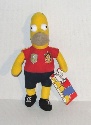 Peluche Homer Simpsons Maillot De Football Mondial 2010 Espagne