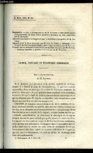 Le Technologiste Ou Archives Des Progres De L'industrie Francaise Et Etrangere N° 65 - Sur Le Thermanierion, De M. Davison. ¿ Sur Divers Modes D¿Accouplement De Deux Arbres Parallèles ...