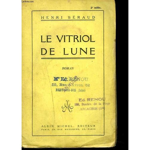 Le Vitriol De Lune