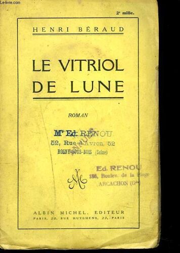 Le Vitriol De Lune