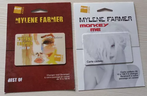 Mylene Farmer/Carte Cadeau Fnac/Monkey Me