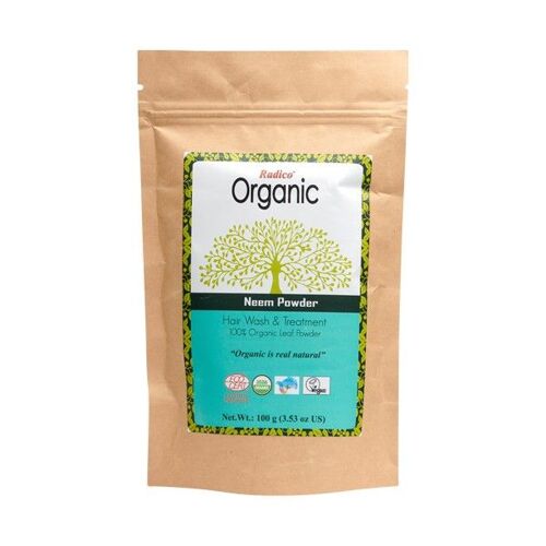 Poudre Indienne Bio Neem 100 Gr - Détoxifie Le Cuir Chevelu 