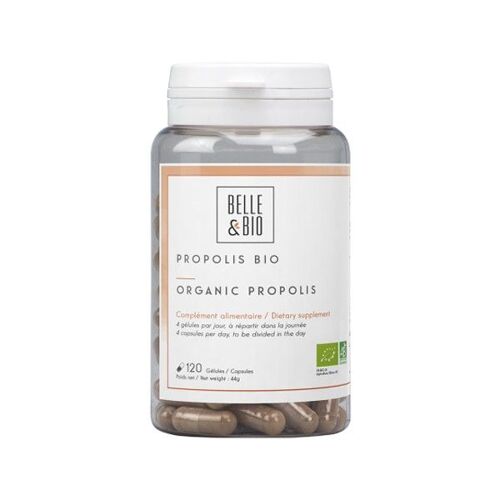 Propolis Bio 120 Gélules - Contre Les Agressions Hivernales 