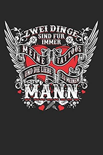 Für Immer: Ehemann Und Tattoos: Notizbuch Für Ehefrau Tätowiert-E Ehe-Frau Verlobte Freundin Hochzeit-Stag