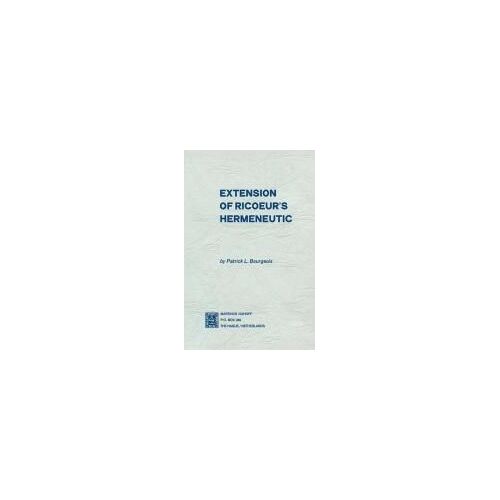Extension Of Ricoeur's Hermeneutic