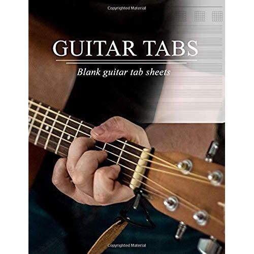 Blank Guitar Tab Sheet: Guitar Tabs
