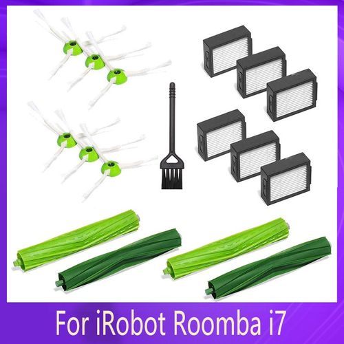 Accessoires Lavables Pour Irobot Roomba I7 I 7 Roomba I7 Plus + E5 E6 E 5 6 Robot Aspirateur Centre Principal Rouleau Filtre ? Brosse 9109-May17647