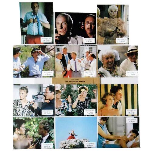 Les Saisons Du Plaisir : Jeu De 12 Photos D'exploitation Cinématographique - Format 21x27 Cm - De Jean-Pierre Mocky Avec Bernadette Lafont, Jean-Pierre Bacri, Jean-Luc Bideau, Richard Bohringer - 1987