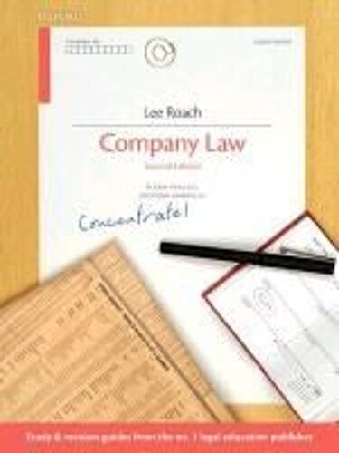 Company Law Concentrate: Law Revision And Study Guide