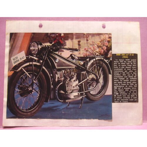 Fiche / Image - La Grande Aventure Des Deux Roues - B M W 500 Cm3 R 42 1928 " - Télé Poche