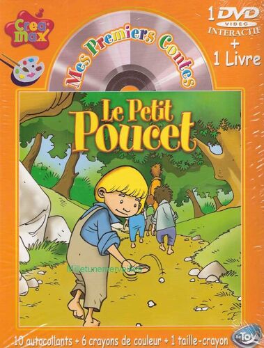 Le Petit Poucet - 1 Dvd + 1 Livre + Autocollants + Crayons
