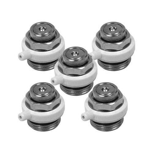 5 purgeurs d'air automatiques pour raccord 1/2"