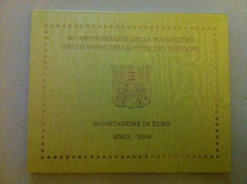 Kit Euros Du Vatican 80e Anniversaire De La Fondation De L'etat Du Vatican